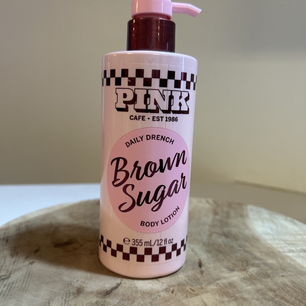 VICTORIA'S SECRET PINK BROWN SUGAR DAILY DRENCH BODY LOTION‎ 12 oz NEW
